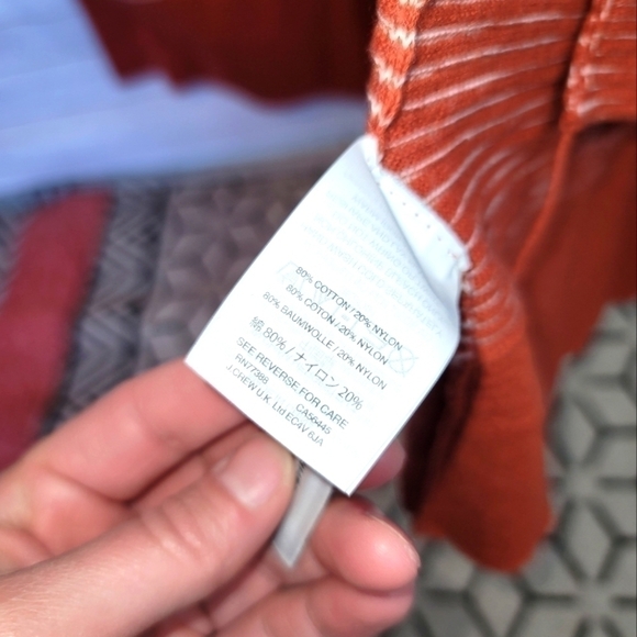 MADEWELL SUMMER RYDER RED ORANGE CARDIGAN, SZ XS - Picture 7 of 12